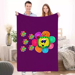 Cocomelon Blanket , Baby Blanket Size 30×40, Flower Blanket