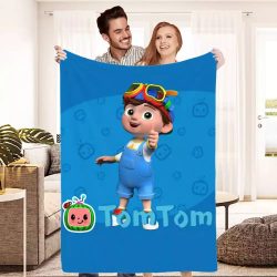 Cocomelon Blanket , Toddler Blanket Size 40×50, TomTom Blanket