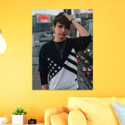 Colby Brock Merch Poster Art Wall Poster Sticky Poster Gift for Fans Colby Brock In A Pool Poster