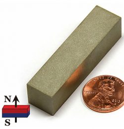 SAMARIUM COBALT(SMCO) BAR MAGNETS 50.8X12.7X12.7MM(2″ X 1/2″X 1/2″)