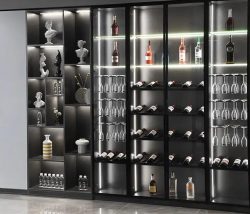 Stainless steel wine cabinet