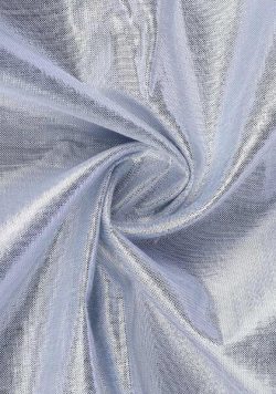 100% Polyester woven satin silver silk smooth and delicate window sheer curtain fabric