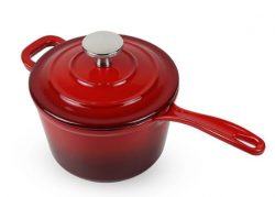 Enameled Cast Iron Saucepan, Mini Cast Iron Enamel Sauce pan Manufacturer China