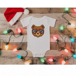 Bear Onesie, Baby Bear Christmas Onesie $19.95