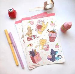 Peachy Friends Stickers, Friends Stickers $3.99