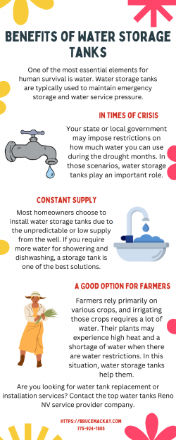 Benefits of Water Storage Tanks