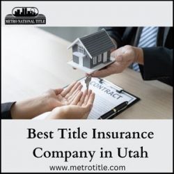 Metro National Title | Title Insurance Company of Utah