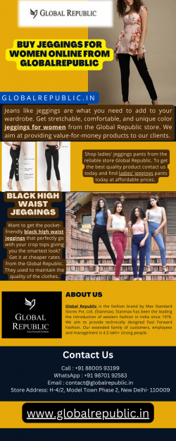 Buy Jeggings For Women Online from Globalrepublic