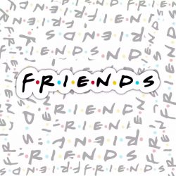 Friends Laptop Sticker, Friends Stickers $3.99