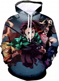 Demon Slayer Sweater, Sweatshirts Unisex Casual Pullover $19.95