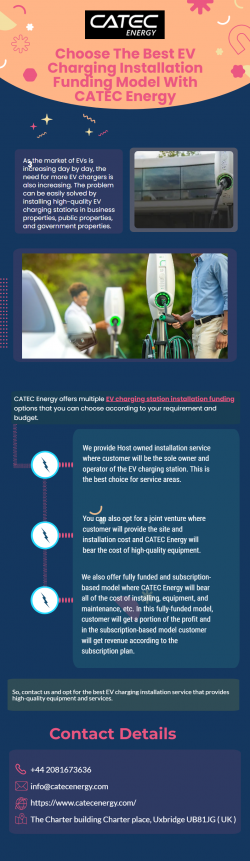 Choose The Best EV Charging Installation Funding Model With CATEC Energy