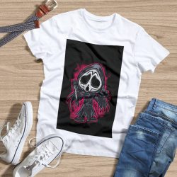 Ghostface T-shirt Horror Cartoon T-shirt $15.95