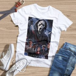 Ghostface T-shirt Horror Movie T-shirt $15.95