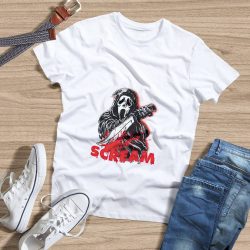 Ghostface T-shirt Scream Mask T-shirt $15.95