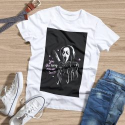 Ghostface T-shirt You Like Movie Too T-shirt $15.95