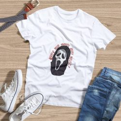 Ghostface T-shirt Favorite Scary Movie T-shirt $15.95