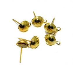 Ear Stud & Sterling Silver Ear Studs Earrings Making for Women – Buy Online