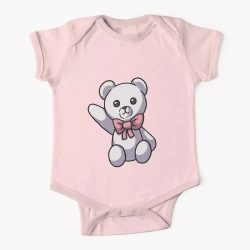 Bear Onesie, Waving Bear Baby Onesie $19.95