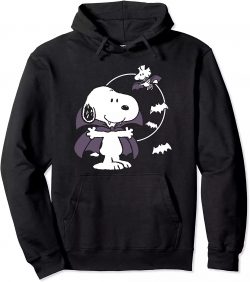 Snoopy Hoodie, Peanuts Halloween Vampire Snoopy Pullover Hoodie $19.95