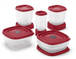 Folomie Clear Plastic Kitchen Storage Containers with Lids