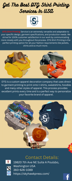 Get The Best DTG Shirt Printing Services In USA