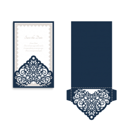 CUSTOMIZE LASER CUT WEDDING INVITATIONS CARDS WITH ENIRONPRINT