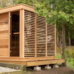 SAUNASNET Modern Outdoor Box Sauna