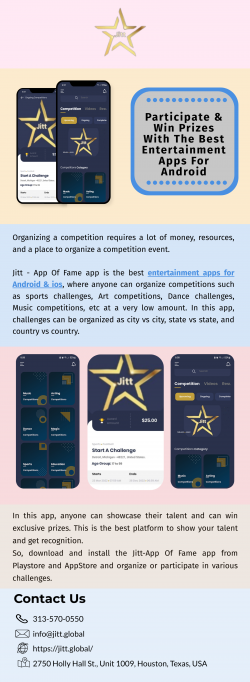Participate & Win Prizes With The Best Entertainment Apps For Android