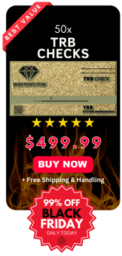 TRB Golden Check Support Patriots SPECIAL OFFER TODAY AND HAVE YOUR LIFE TURNED AROUND[Discount  ...