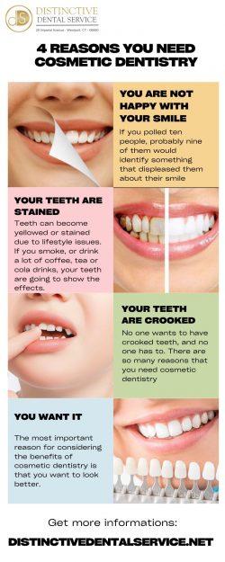 Reasons You Need Cosmetic Dentistry | Distinctive Dental Service