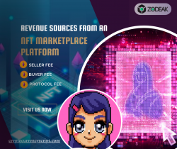 What are the potential revenue sources for an NFT marketplace platform?