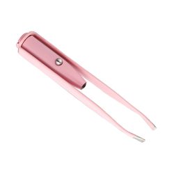 Stainless steel LED luminous eyebrow trimming tweezers OH-E07