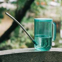 Gardening watering pot-03（Silver round tube）