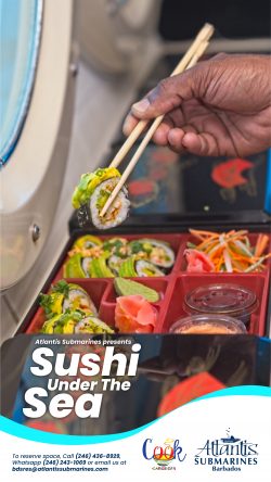 SUSHI UNDER THE SEA – Atlantis Submarines Barbados