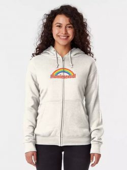 Homiesexual Zipped Hoodie, Homiesexual Logo Zipped Hoodie $45.95