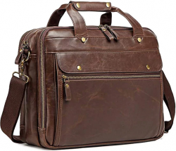 Men’s Vintage Waterproof Leather Briefcase