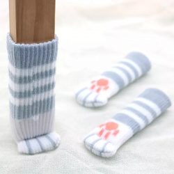 Chair Socks, Wool Chair Protectors, Set Of Four Chair Socks $7.95