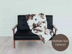 Cow Print Soft Blanket, Cozy Cow Blanket $17.95