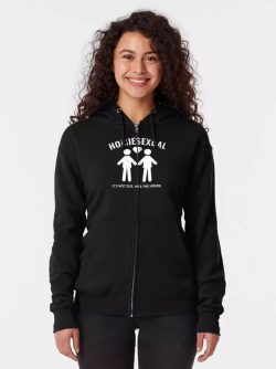 Homiesexual Hoodie, HOMIESEXUAL Zipped Hoodie $49.95