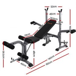 EVERFIT MULTI STATION WEIGHT BENCH PRESS FITNESS WEIGHTS EQUIPMENT