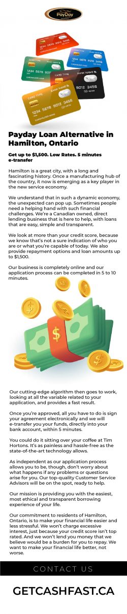 Hamilton’s best pay day loans – Get Cash Fast