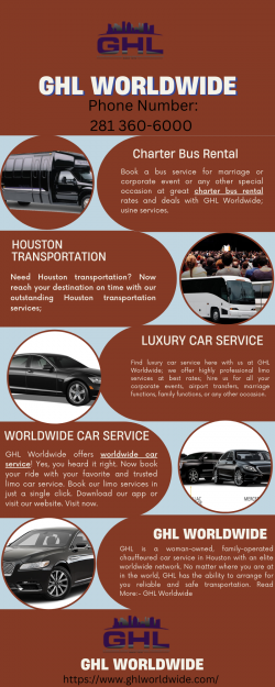 Charter Bus Rental Houston