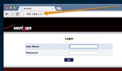 How to do Verizon Router login