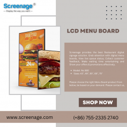 Get the Best Digital Menu Board