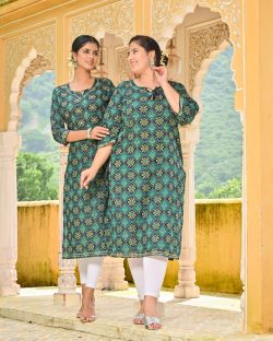 Shop Cotton Floral Print Kurta Online – Swasti Clothing