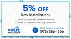 5% Off On New Installations