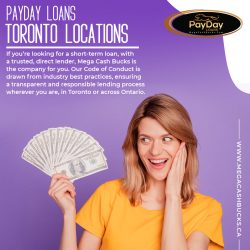 Find The Payday Loans Toronto Locations Online – Mega Cash Buck