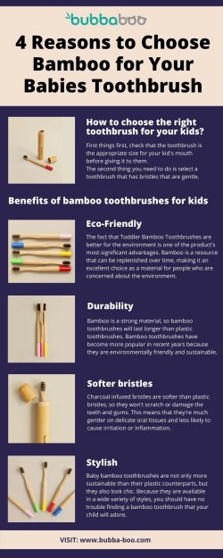 4 Reasons to Choose Bamboo for Your Babies Toothbrush