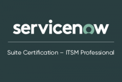 Servicenow ITSM Certification – There are masses of products available below