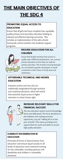 The Main Objectives Of The SDG 4